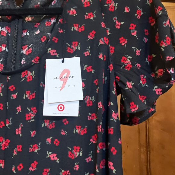 The Nines by Hatch maternity jumpsuit size XS flower pattern NWT - Picture 5 of 5